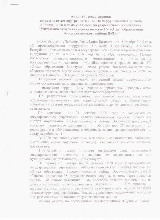 Антикоррупционный мониторинг