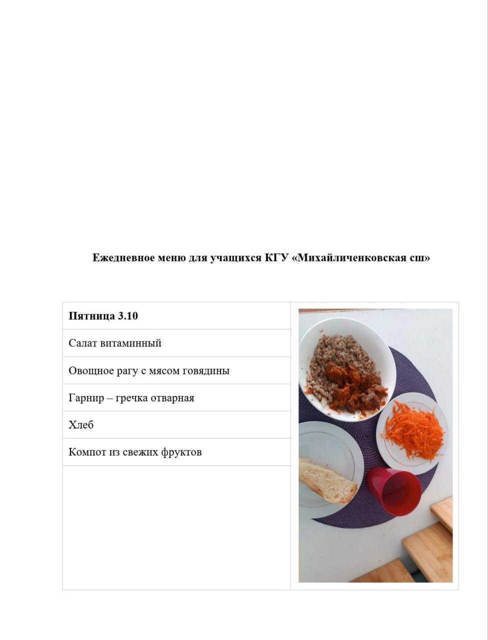 меню
